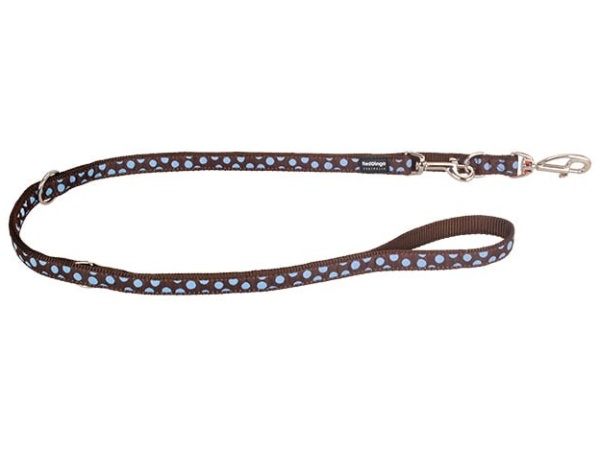 Red Dingo dressurline, blue spot, 12mm