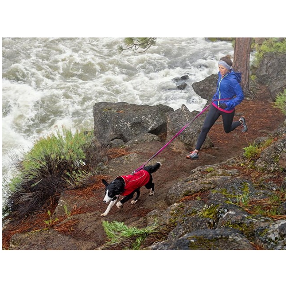 Ruffwear Aira Regnfrakke, rød - Image 6