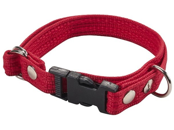 Bonnie webbing halsbånd, rød