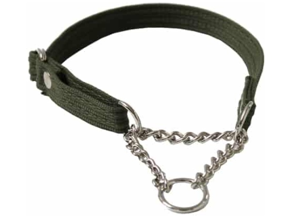 Collare Fenriz con catena, 30-50cm/20mm, verde