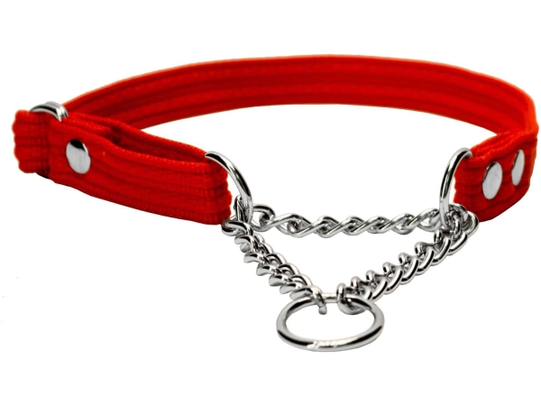 Fenriz halsbånd m kæde, rød