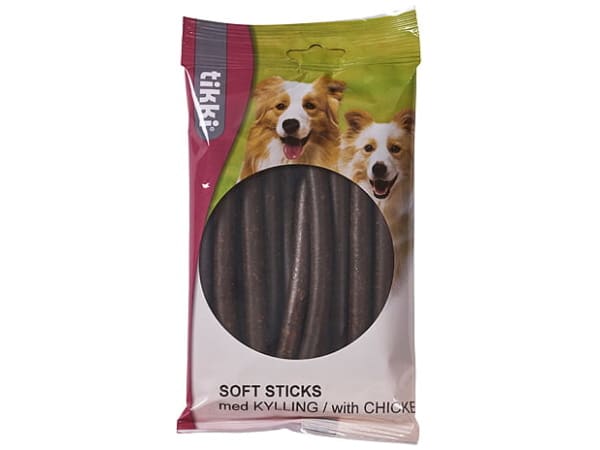 Tikki Bløde Tyggeruller med kylling, 200g