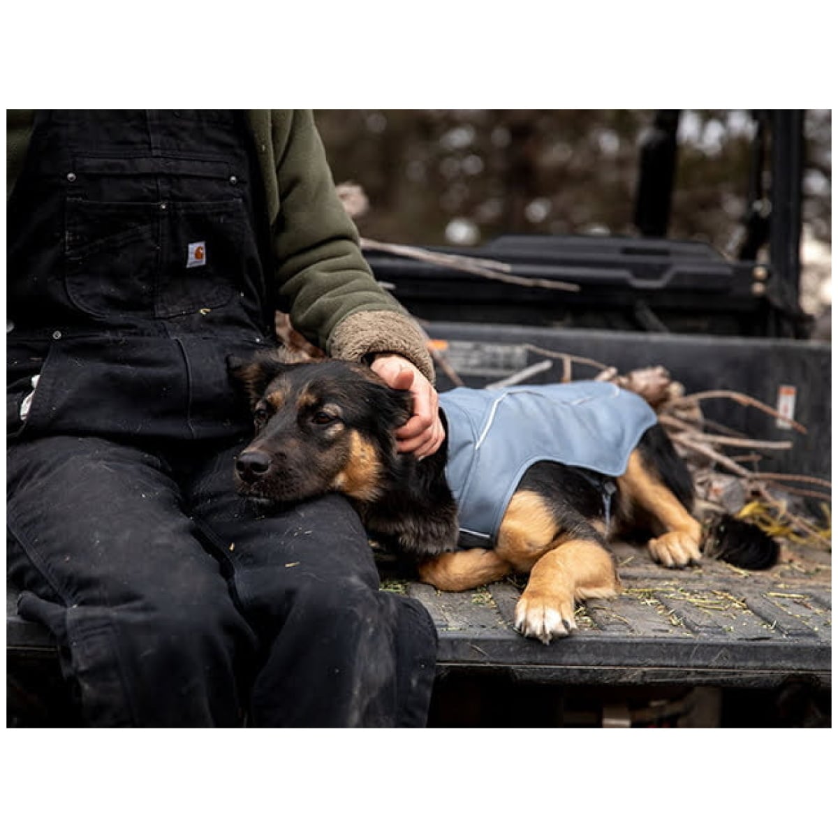 Ruffwear Overcoat™-Gebrauchsjacke, Schieferblau – Bild 8