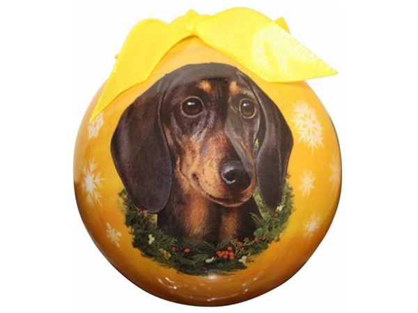 Christmas ornament, Dachshund, black
