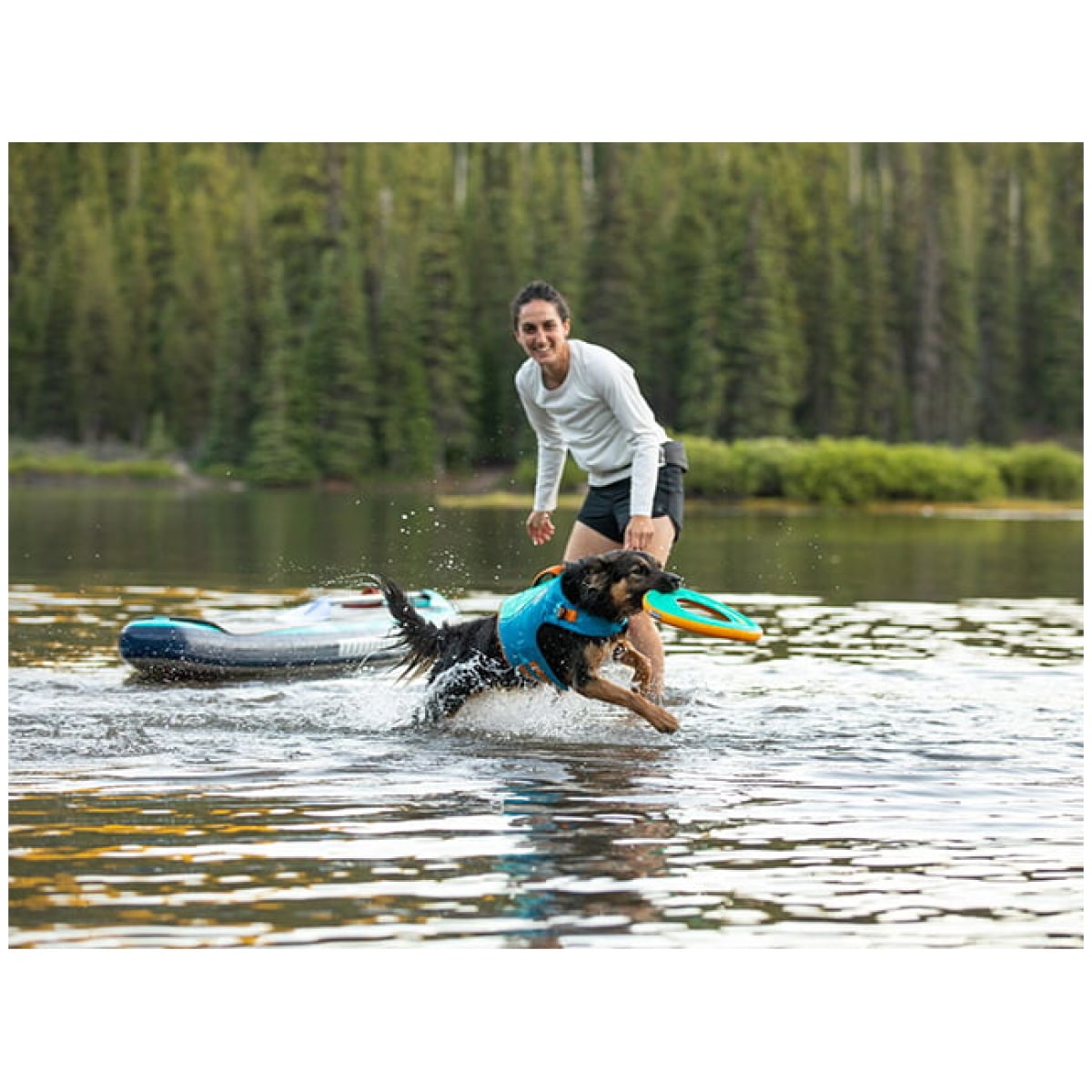 Ruffwear Float-Mantel, Blue Dusk – Bild 7
