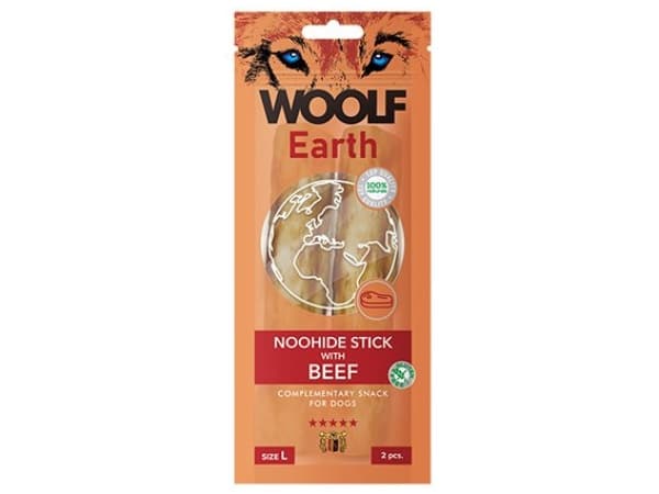 Bastoni Woolf Earth Noohide manzo L, 2 pz.