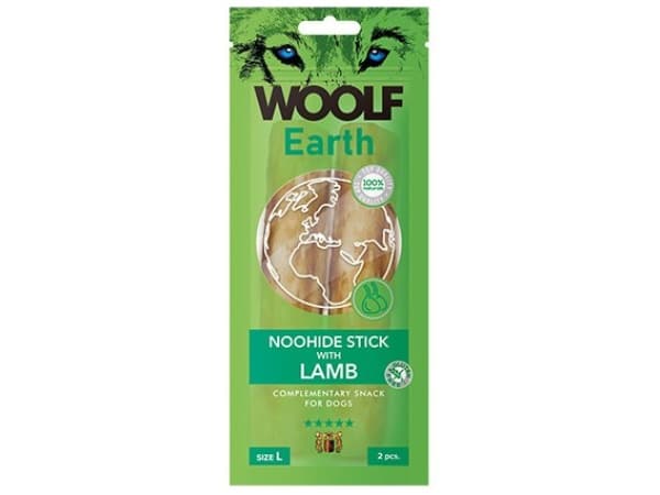 Woolf Earth Noohide sticks lamb L, 2pcs.
