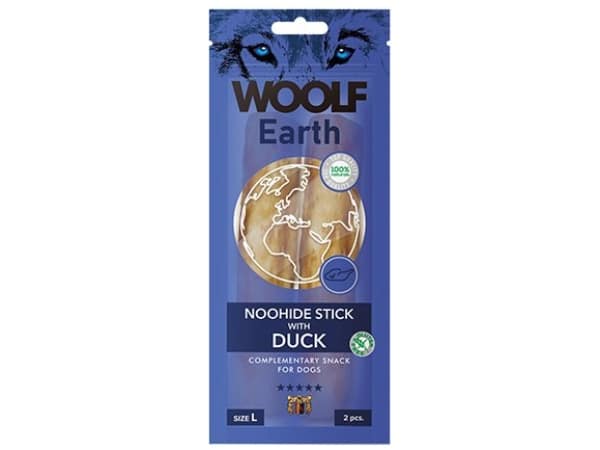 Bastoni in lana di terra Noohide anatra L, 2 pezzi.