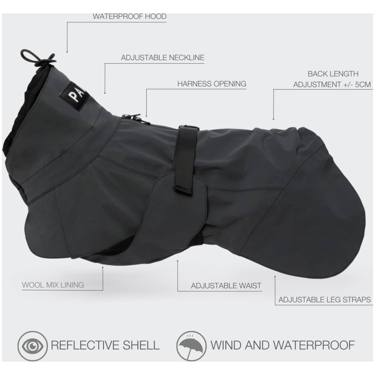 Paikka Visibility regnfrakke, dark - Image 7