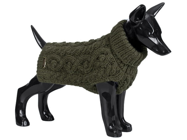 Paikka knit sweater, green, 25