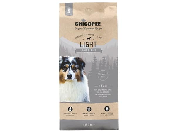 Chicopee CNL Light Agnello e Riso, 15 kg