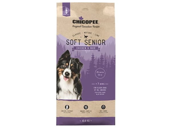 Chicopee CNL Soft Senior Pollo e Riso, 15 kg