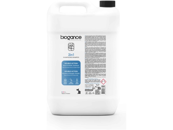 Biogance Dog 2 in 1 shampoo, 5L