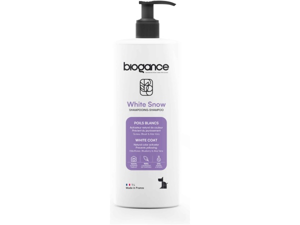 Biogance Dog White Snow shampoo