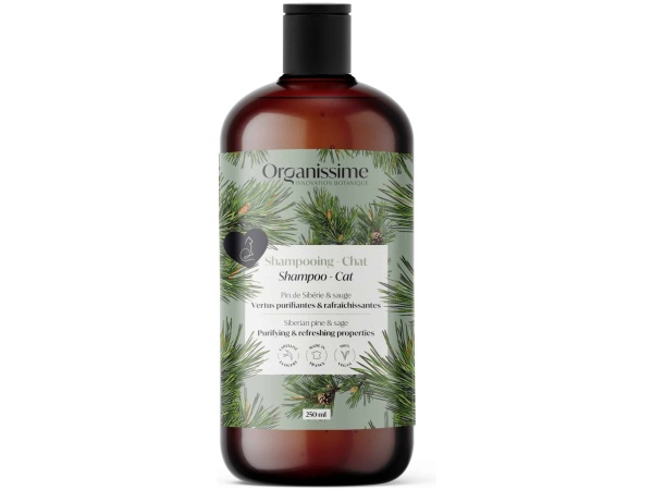 Organissime Ecocert Organic Cat Shampoo, 250ml – SHORT DATES 11/25