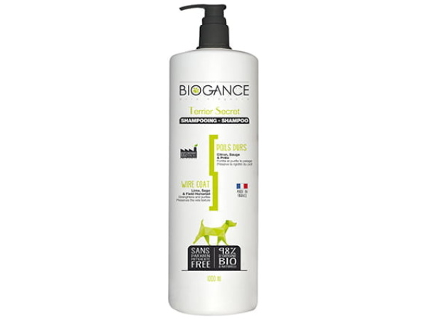 Biogance Dog Terrier Secret shampoo, 1L – Datoudløb 02/26