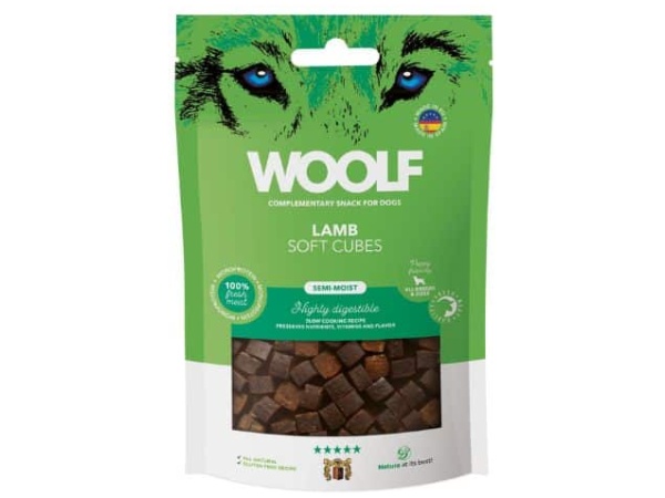 Woolf Soft Cubes Lamb, 100g