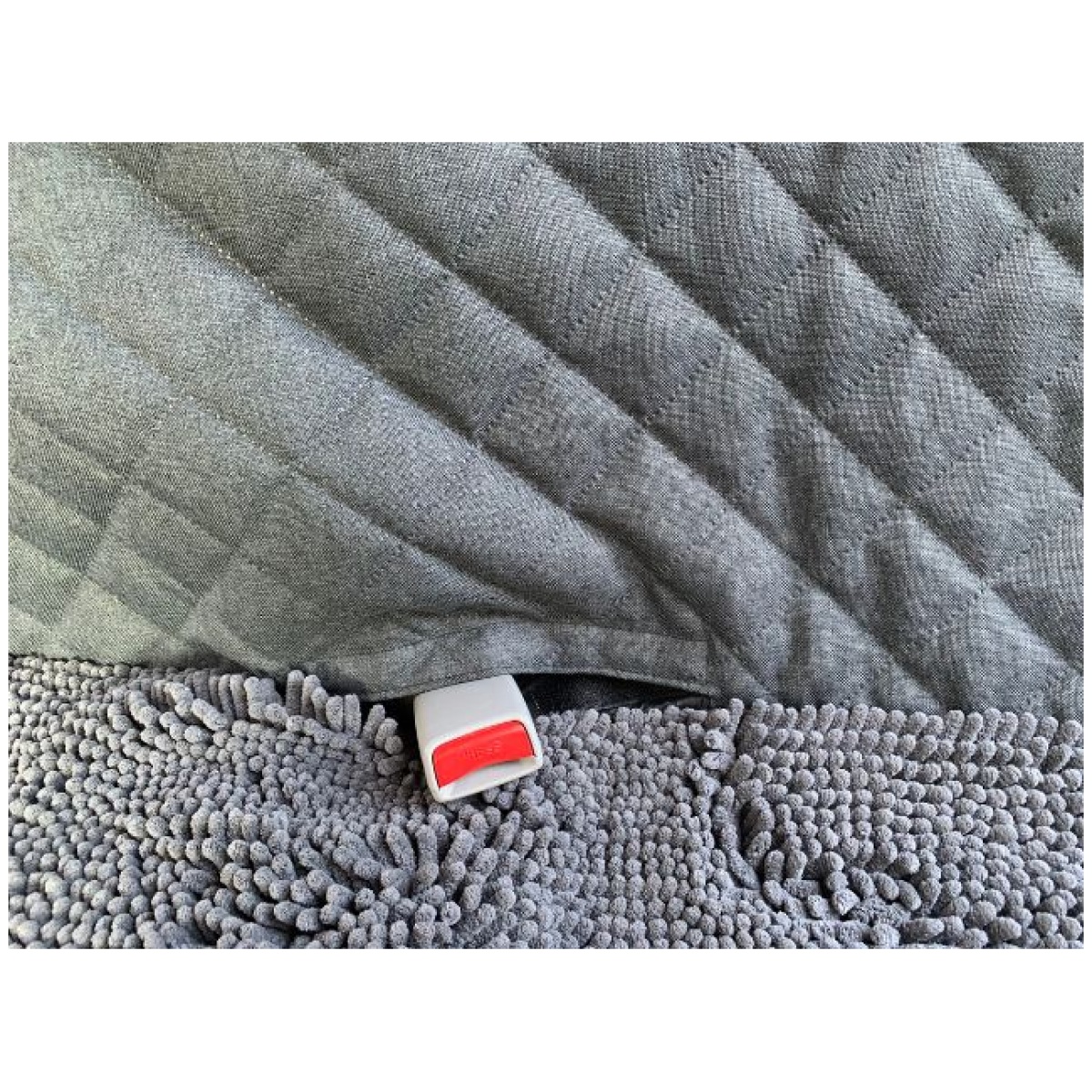 Dirty Dog 3-i-1 Sædeovertræk, 145,5x48cm, Black - Image 6