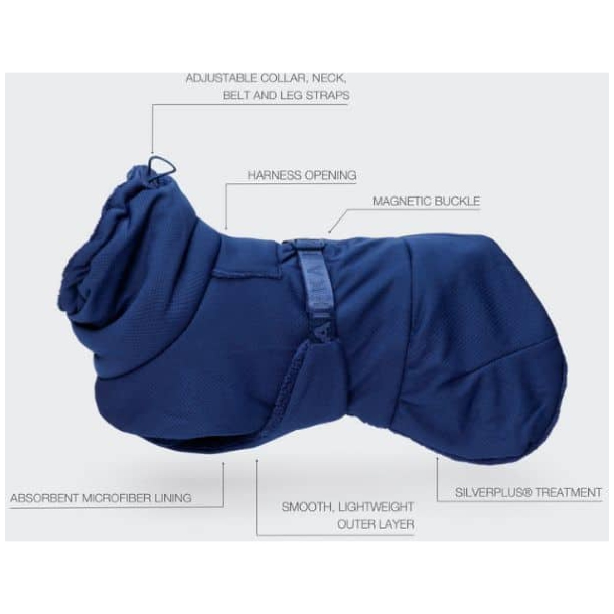 Paikka Tørredragt 2Go, Navy - Image 8