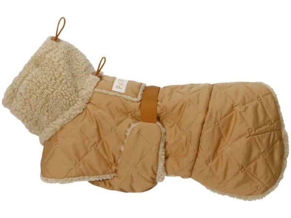Paikka Quilted Sherpa Jakke, Camel