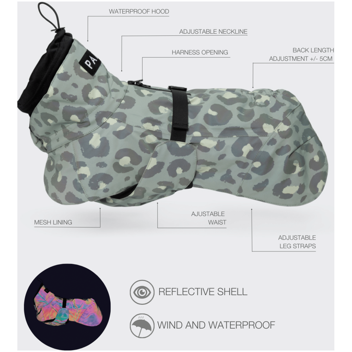 Paikka Visibility Regnjakke, Grøn Leo - Image 10