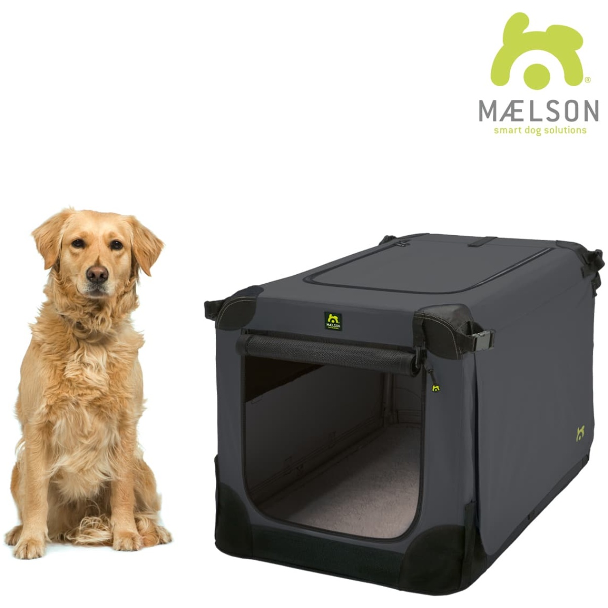 Mælson, Soft Kennel Transporttaske, Grå - Image 11