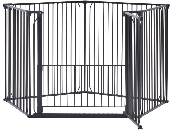 DogSpace King Mommy + Supreme PuppyStay Pen / Room, Black