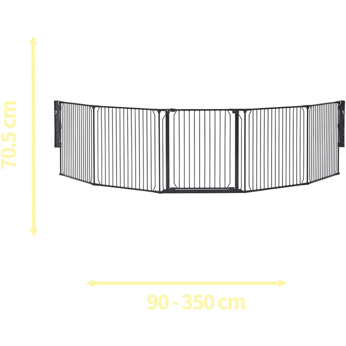 DogSpace King Mommy + Supreme PuppyStay Pen / Room, Black - Image 6