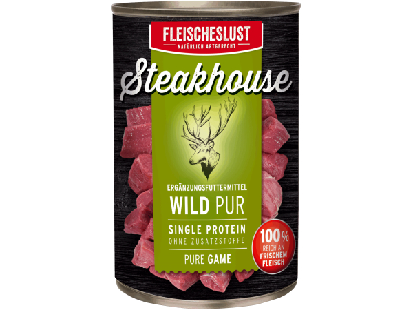 Steakhouse Pure Venison, 800g