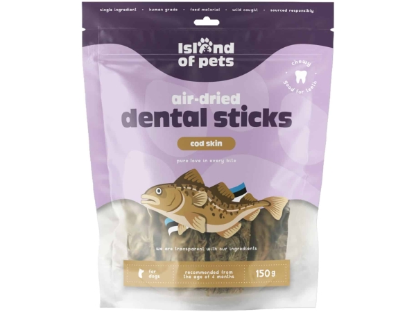 Island of Pets, Air-dried Cod Skin Dental Sticks